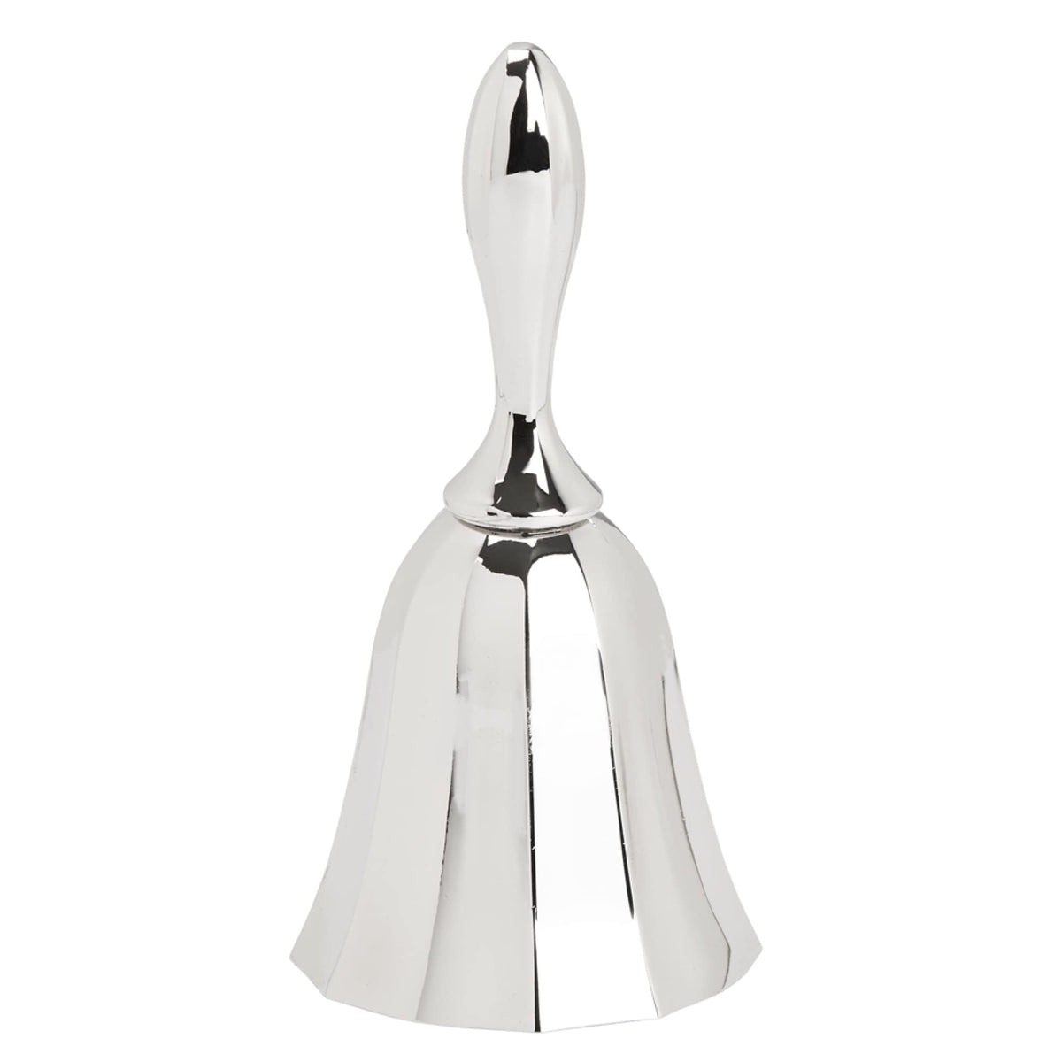 Fluted Bell, Nickel Plated 4'' H