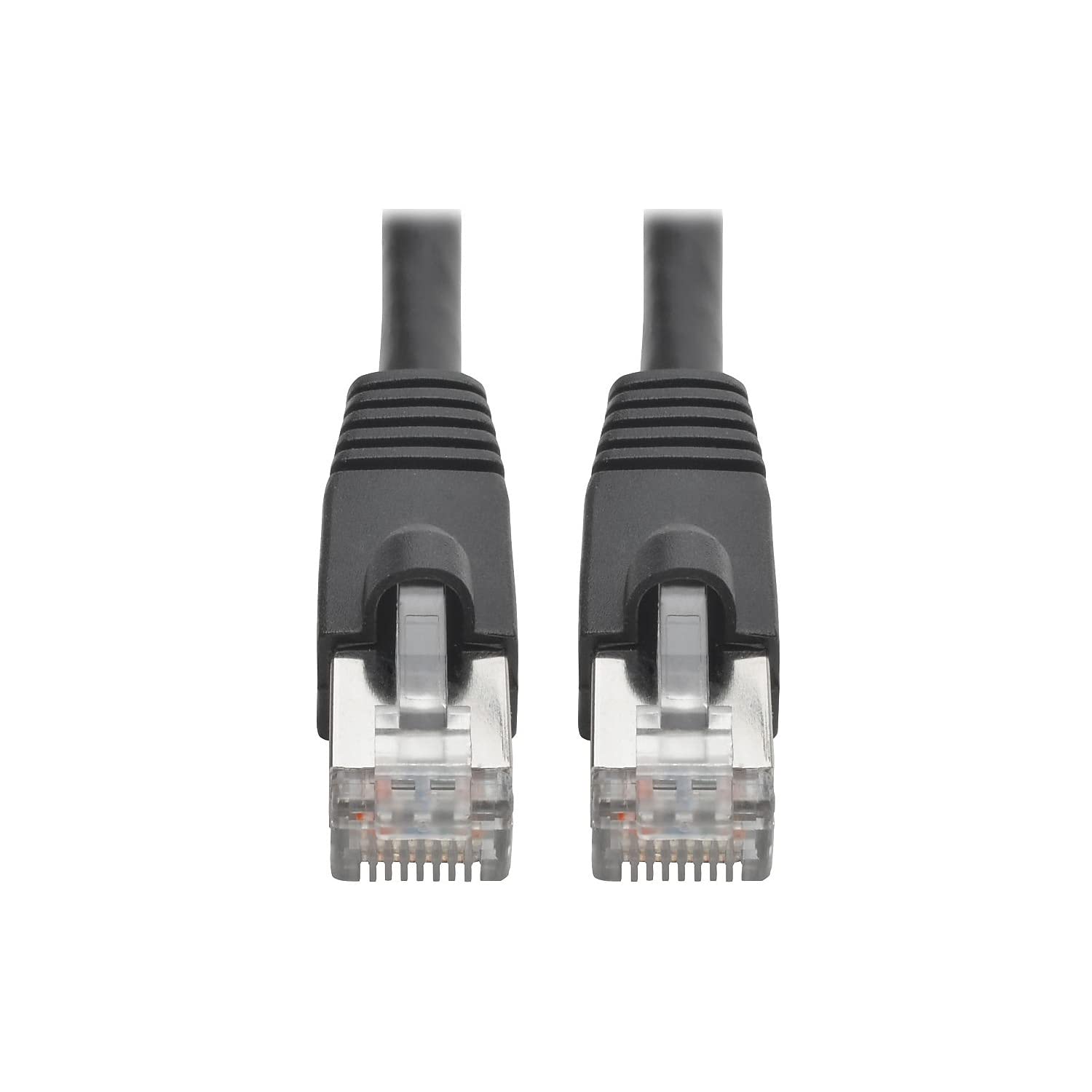 Tripp Lite Cat6A Snagless Shielded Stp Patch Cable 10G Certified, Poe, Black M/M 3Ft 3' (N262 003 Bk)