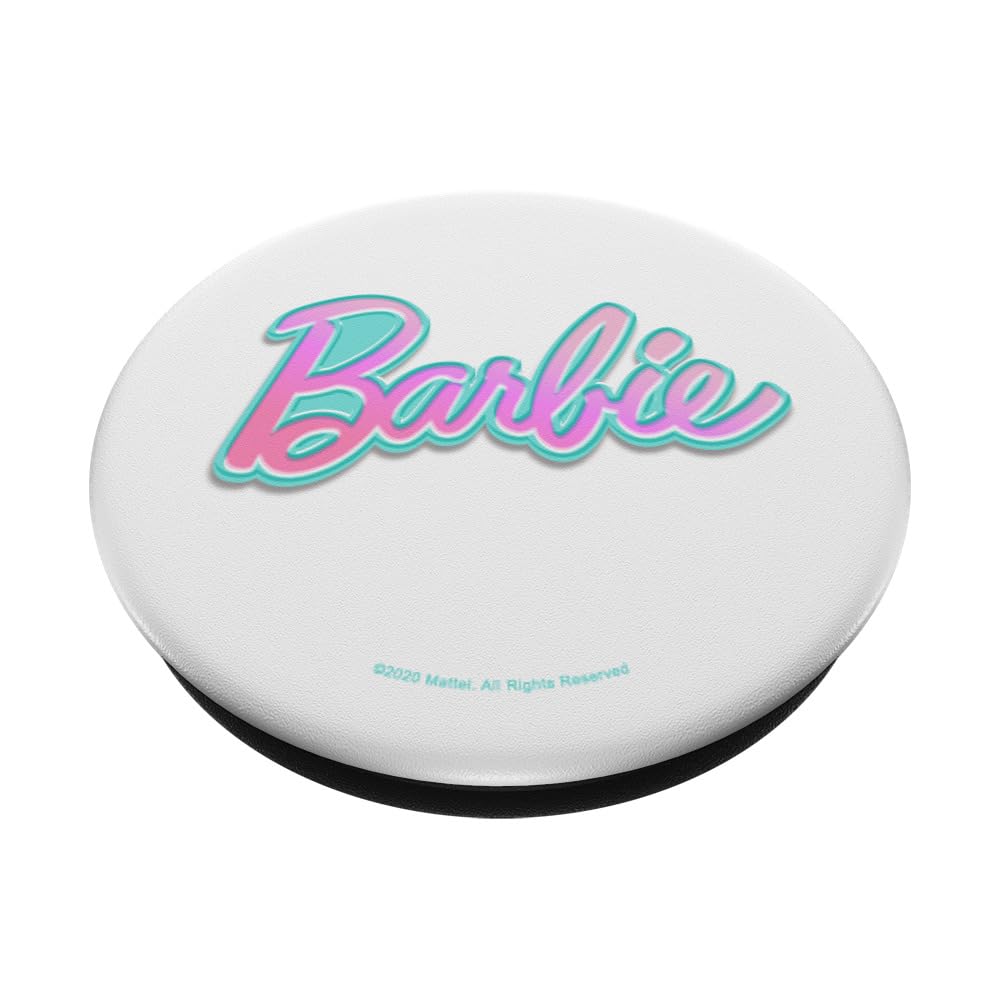 Barbie   Embossed Logo Popsockets Standard Popgrip