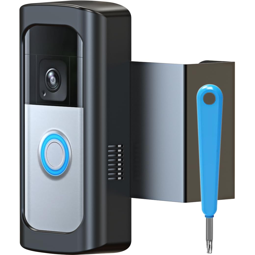 Anti Theft Ringdoorbell Video Doorbell Mount, No Drill Mounting Bracket Compatible With Video Doorbell 2/ (2020 Release)/ Batter