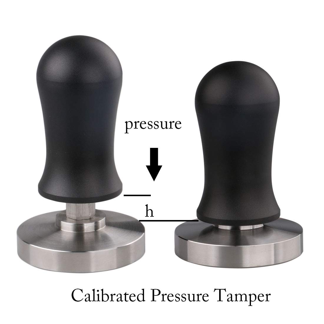 Omgogo Calibrated Coffee Tamper Pressure 58Mm For Coffee And Espresso