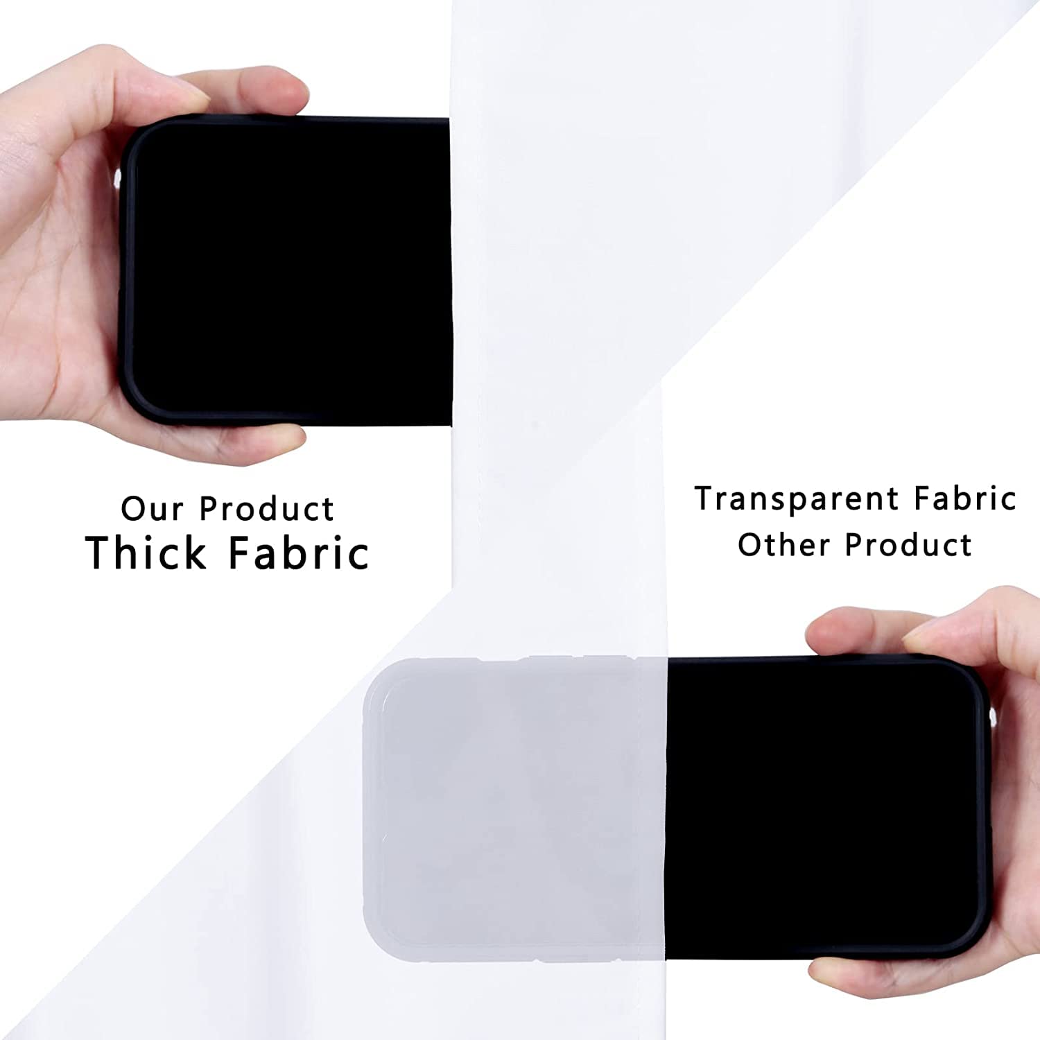 White Backdrop Curtain Party Decorations: 4 Pcs 5Ft X 8Ft White Polyester Drapes   Wedding Birthday Background