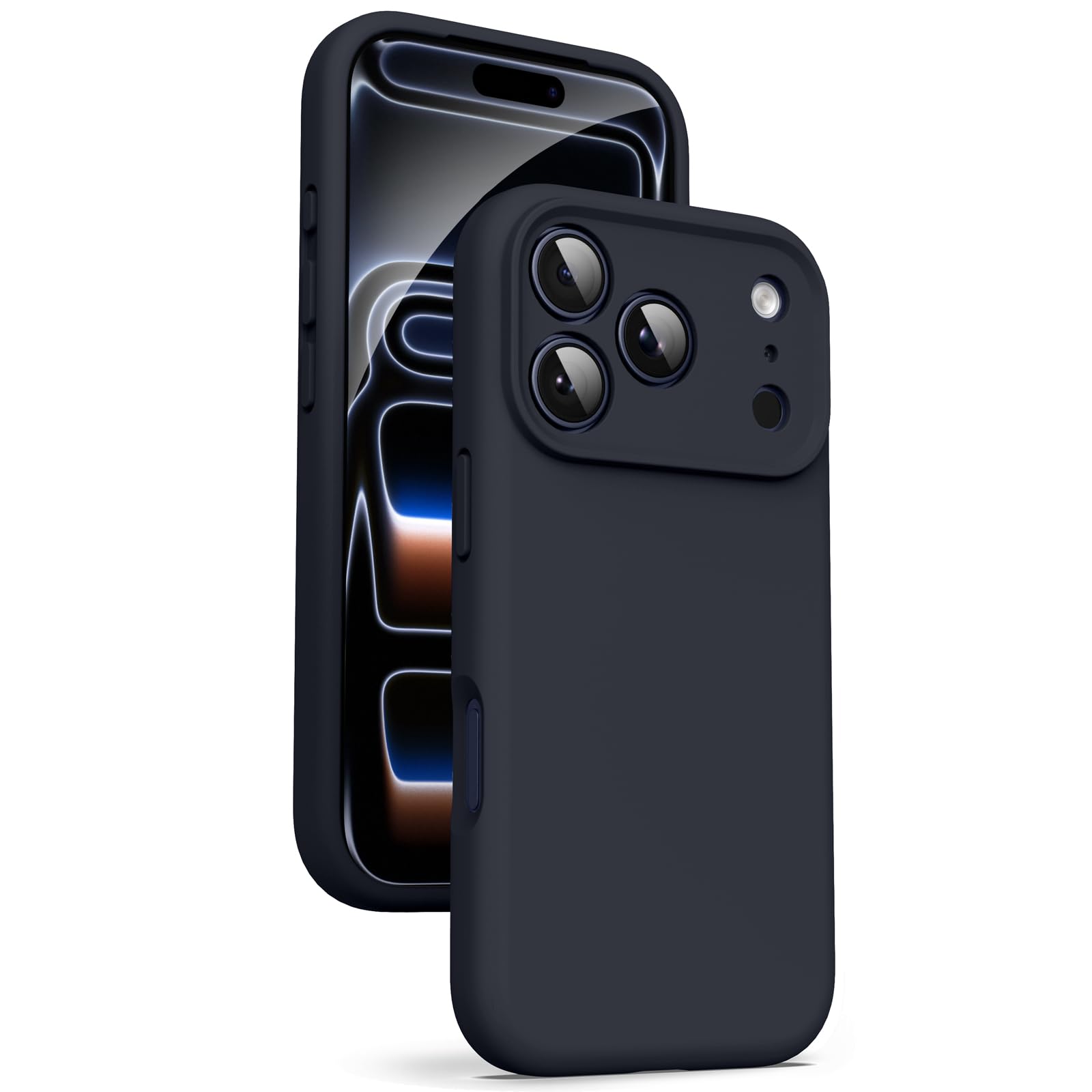 Supdeal Liquid Silicone Case for iPhone 17 Pro Max - [Camera All-Round Protection] [Soft Microfiber Lining Anti-Scratch] 4 Layer