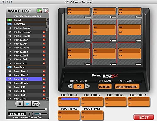 Roland Spd Sx Percussion Sampling Pad With 4Gb Internal Memory, Black Medium