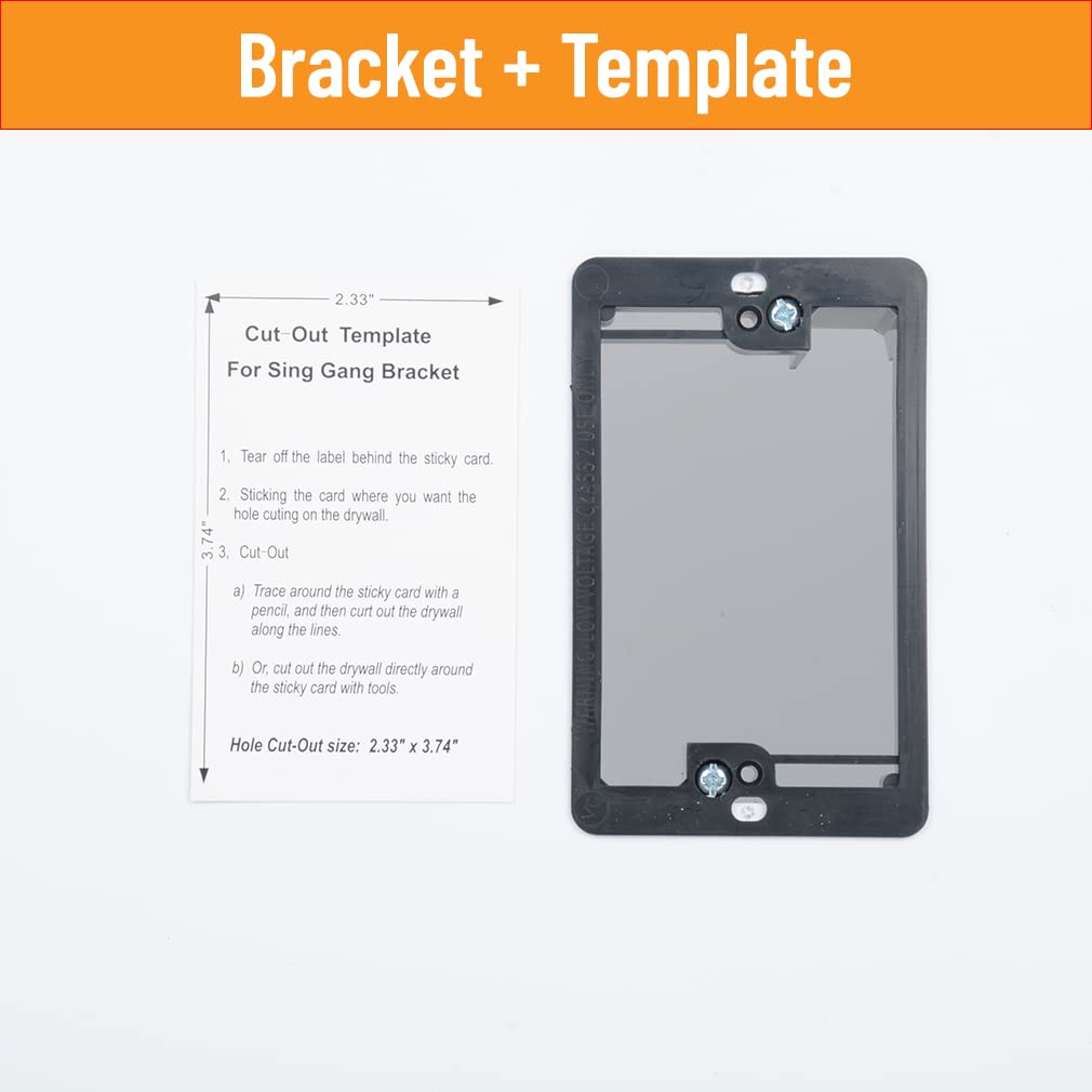 Yoemely Rj45 Wall Plate 1 Port, (White,2 Pack), Cat7 Female To Female Metal Shielded Keystone Coupler, With Single Gang Low Volt