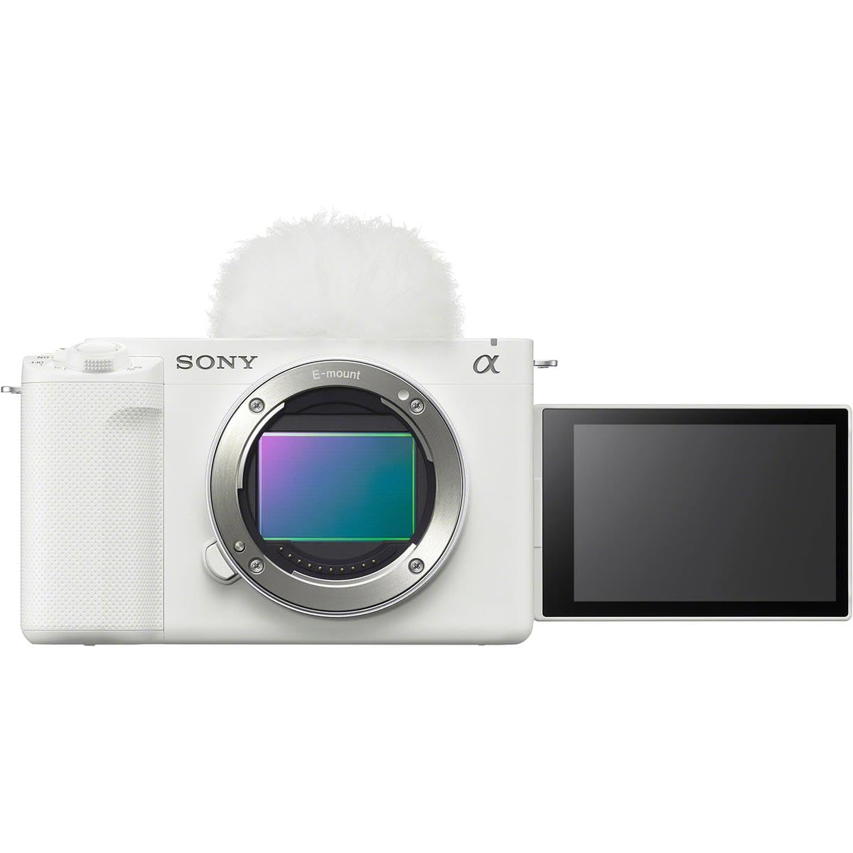 Sony Zv-E1 Full-Frame Interchangeable Lens Mirrorless Vlog Camera, White - Bundle With Alpine 120 Shoulder Bag, 64Gb Uhs-Ii Sdxc