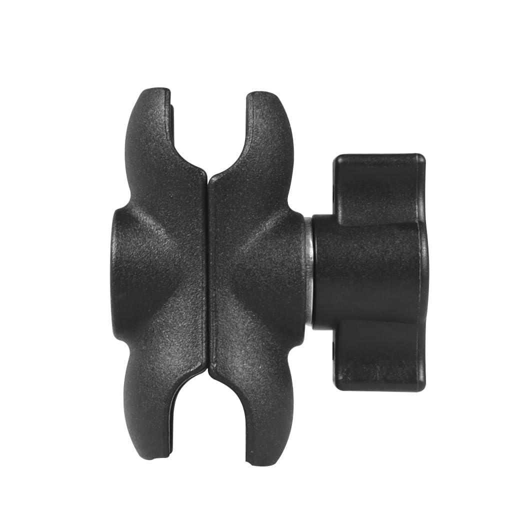 NovelGoal Aluminum Alloy Double Socket Arm for 25mm/1 Ball Head Holder Mount Clamp Compatible with RAM Bicycle Motorcycle Came