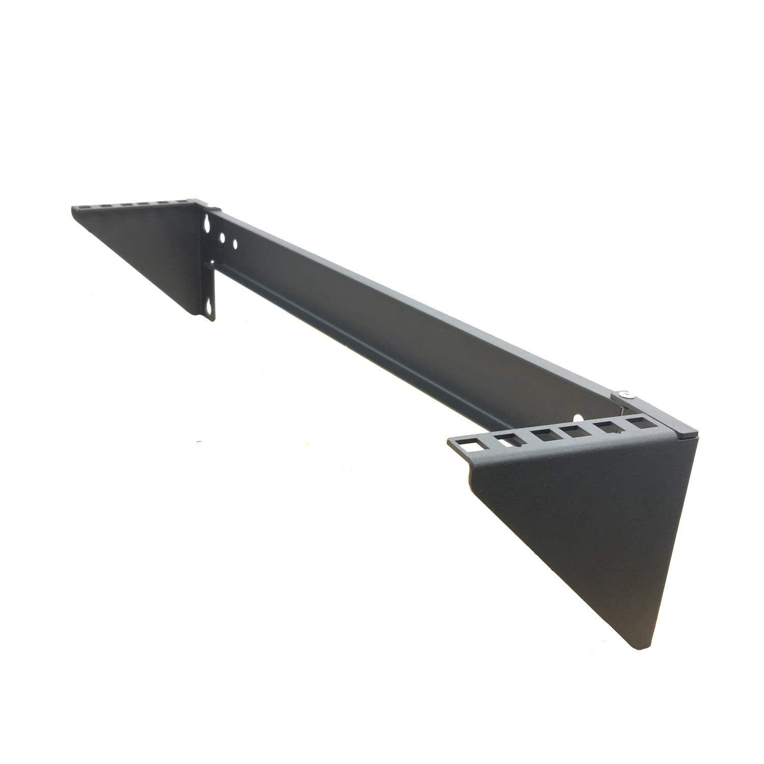 Mofangtech 2U Folding 19 Inches Cold Rolled Steel Wall Mountable Simple Vertical Rack And Networking Euipment Rack Including Hardware For Assembly (2U100)