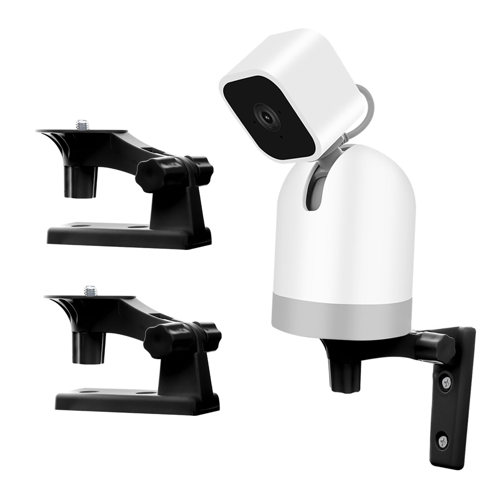 Wall Mount Compatible With Blink Mini Pan Tilt Camera Wyze Cam Pan V3 Ceiling Black Mounting180 Degree Adjustable Camera Securit