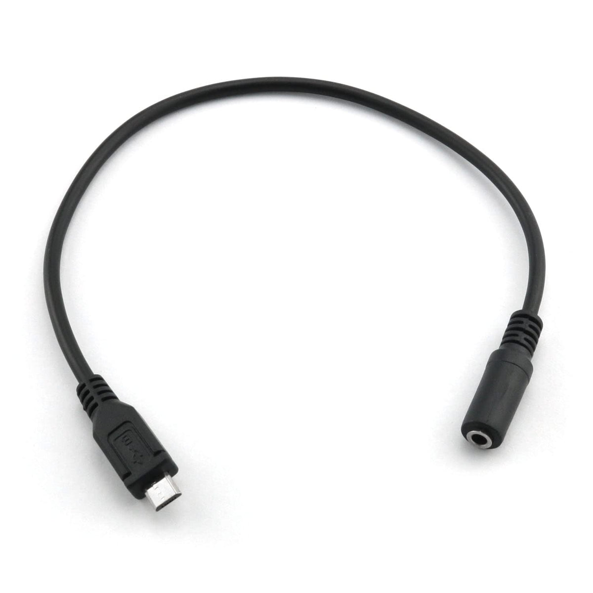 Dghaop Micro Usb Male To 3.5Mm Female Aux Audio Wire Cord For Headset Adapter Active Clip Microphone