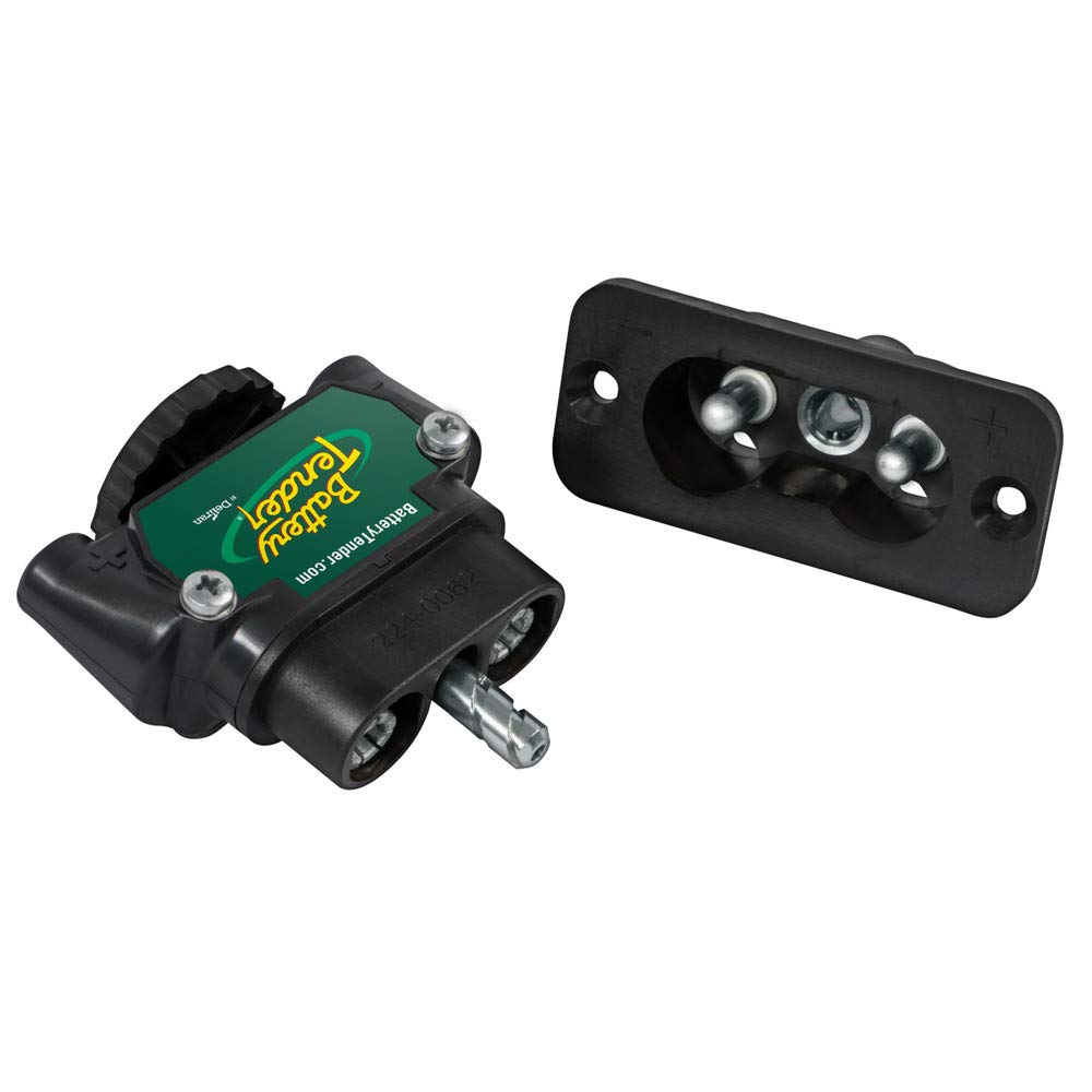 Battery Tender Dc To Dc Power Connector: Trolling Motor Plug For Onboard Marine 12V To 48V Dc Power Connection, Weather Resistan