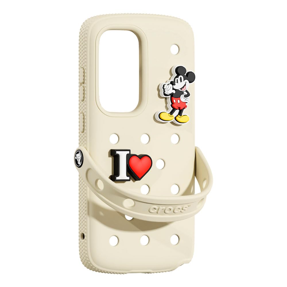 Samsung Crocs Phone Case For Galaxy S25 Ultra, Shock Absorbing, Beige (Gp-Fps938Sbauw)