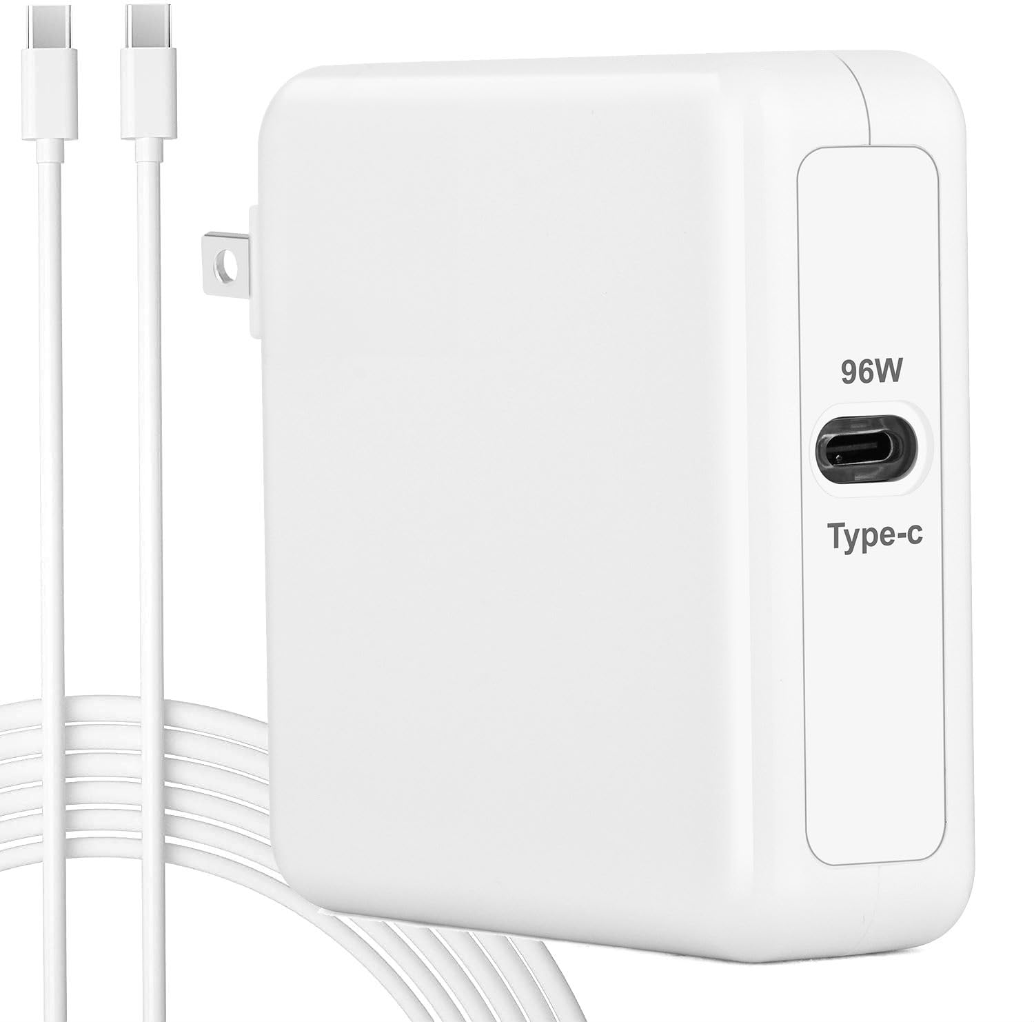 Macbook Usb C Charger For Macbook Air/Macbook Pro/Mac Charger Usb C Laptop Chargers, 96W Mac Book Pro Charger Block, Usbc Computer Power Adapter, Included Type C Cable