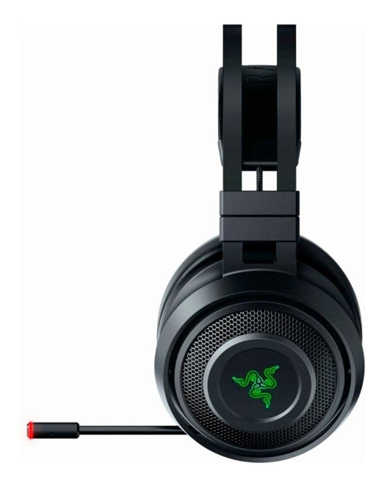 Razer Nari Wireless 7.1 Surround Sound Gaming Headset: Thx Audio, Auto-Adjust Headband & Swivel Cups, Chroma Rgb, Retractable Mi