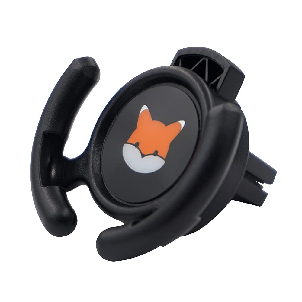 Homefox Car Vent Mount Holder   Compatible For Popsocket   Car Mount For Pop Grips Collapsible Phone Socket Holder For Pop Mount Car Device With Secure Ac Vent Clip, Horizontal Air Vent Only (Black)