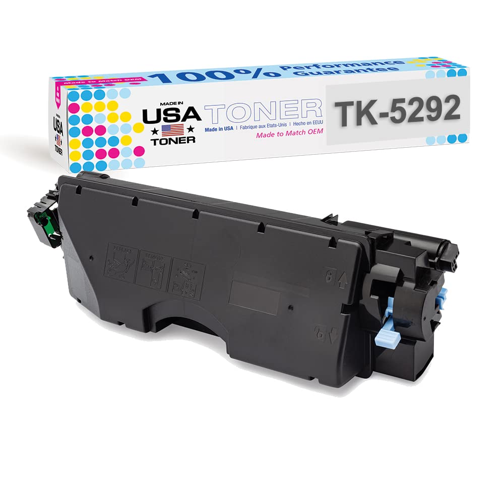 Made In Usa Toner Compatible Replacement For Kyocera Ecosys P7240Cdn, Tk 5292 Tk 5292K Tk 5292C Tk 5292M Tk 5292Y (Black)