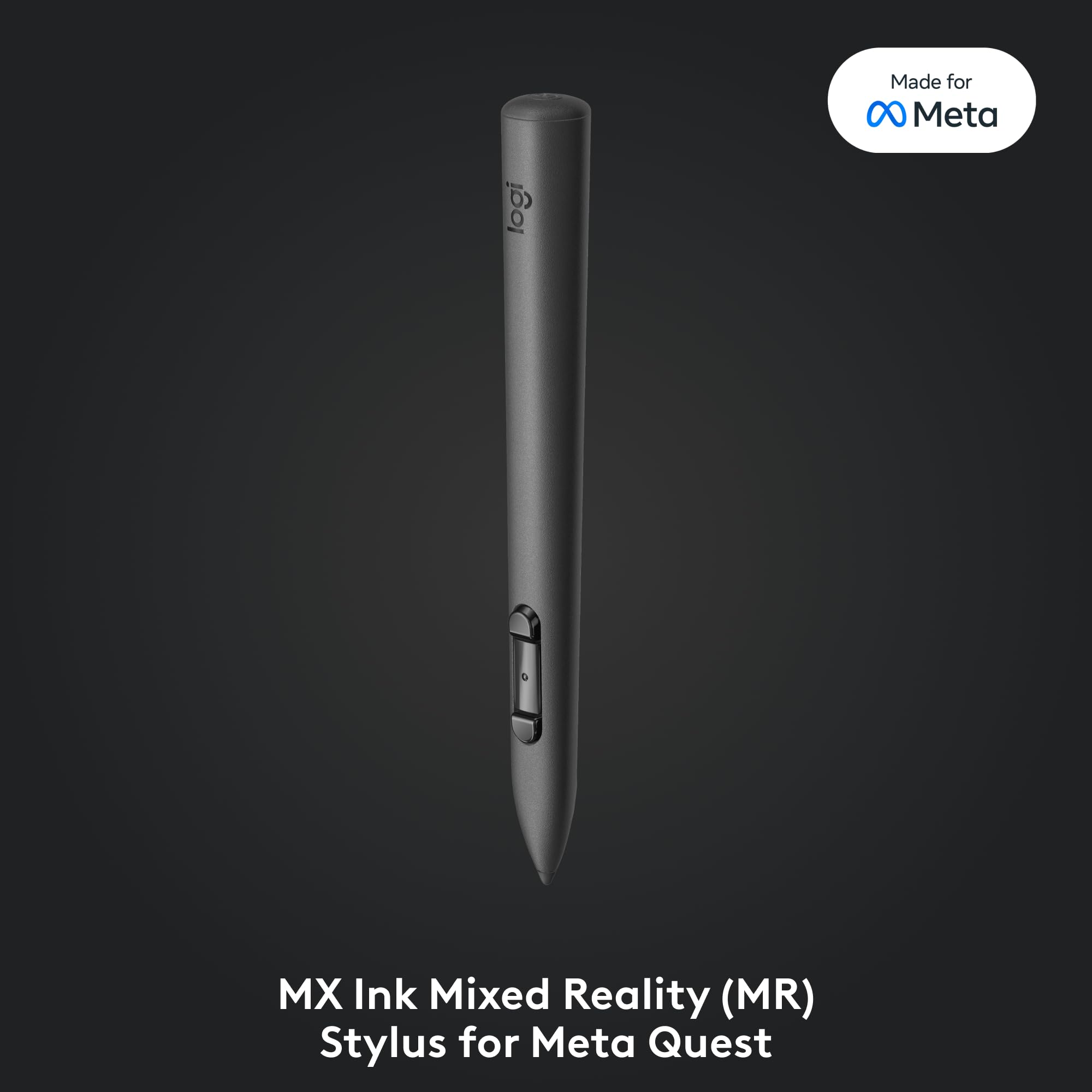 Logitech Mx Ink Mixed-Reality (Mr) Stylus, Wireless Pen Controller, High Precision And Pressure Sensitive, Transforming Ideas In