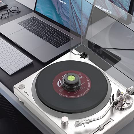 Record Weight Phono Lp Disc Stabilizer, 60Hz Record Weight Stabilizer, 280G Vinyl Turntable Disc Record Stabilizer Clamp With Bu