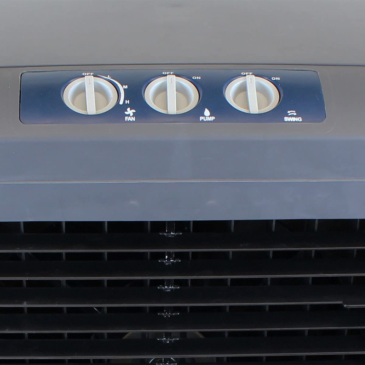 Dial 3 Speed Portable Evaporative Cooler   Up To 1000 Sqft, 3500 Cfm   Pec A 3500 1M Grey