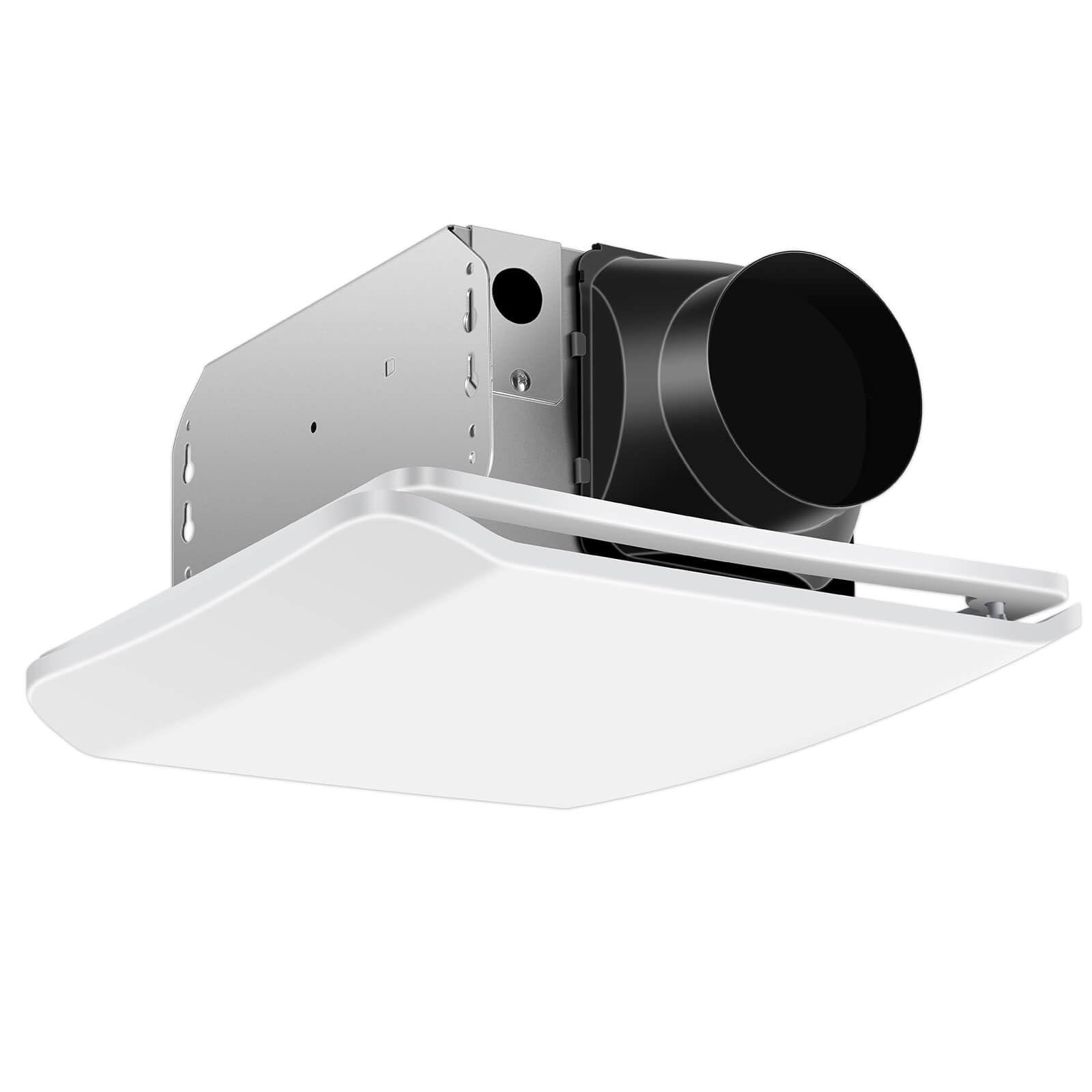 Joeaonz Bathroom Exhaust Fan Ceiling Mount 110Cfm, Quiet Ventilation Fan 1.5 Sones With Hidden Grille Cover & Metal Motor, 4 Inc