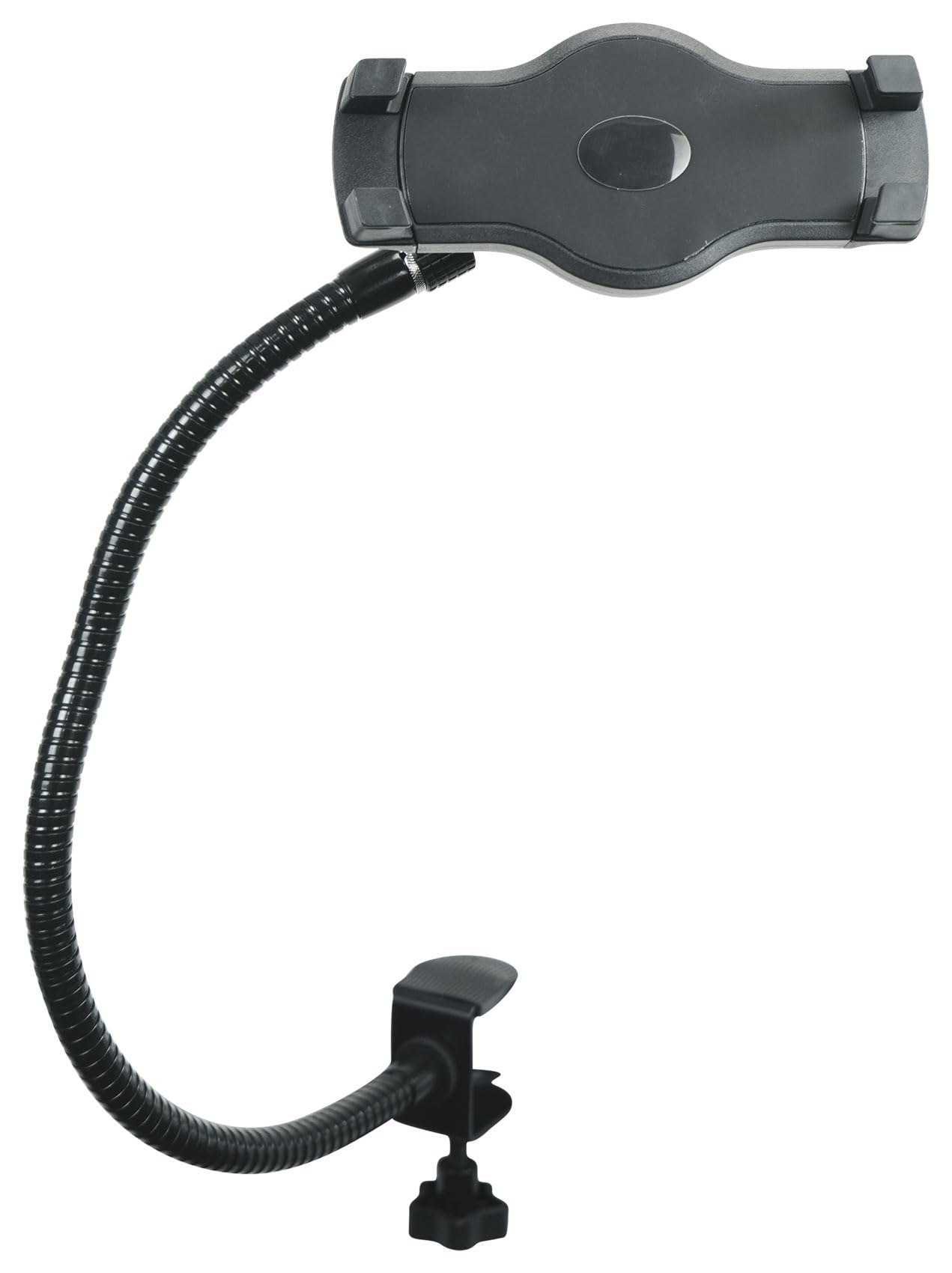Rockville Istand G20 20    Gooseneck Stand, Clamp Base, Adjustable Mic Clip, Phone/Tablet Holder, Perfect For Djs, Streaming, Po