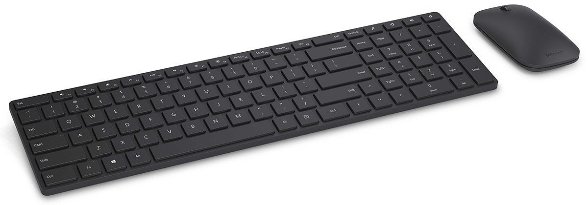 Microsoft Designer Bluetooth Desktop Keyboard And Mouse - Black. Utra-Thin, Wireless, Bluetooth Keyboard And Mouse Combo. Works