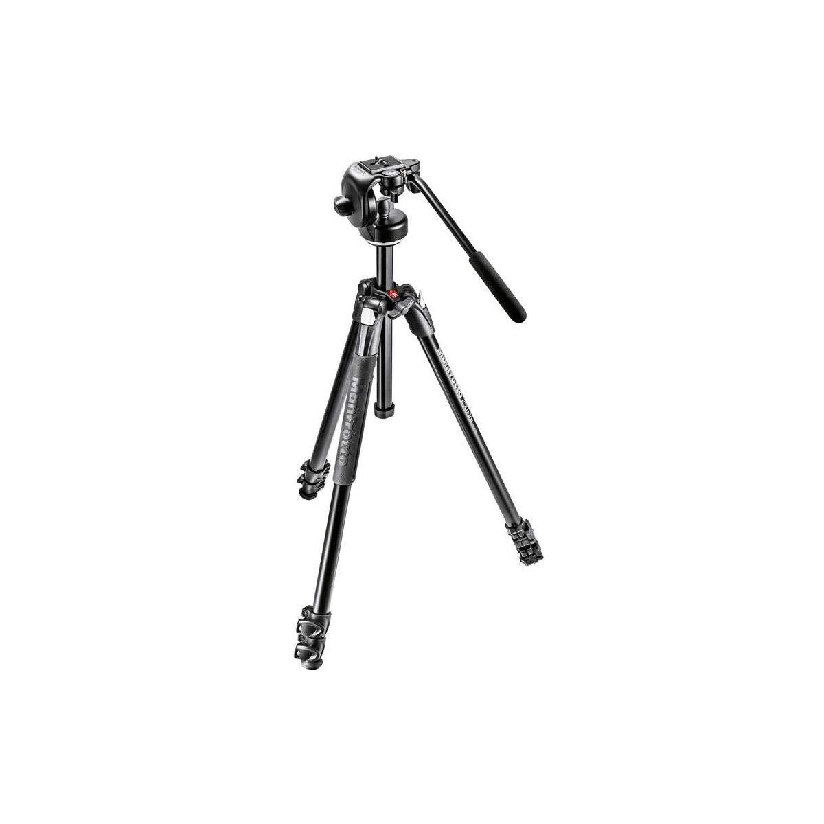 Manfrotto 290 Xtra 3 Section Aluminum Tripod With 128Rc Micro Fluid Head And Quick Release