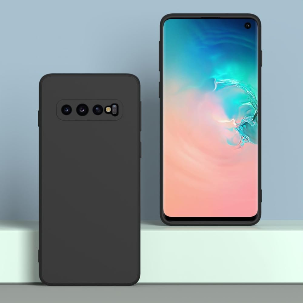 Wogroo For Samsung Galaxy S10 Case Black, Scratch Resistant With Soft Touch, Slim Thin Phone Cover For Samsung Galaxy S10