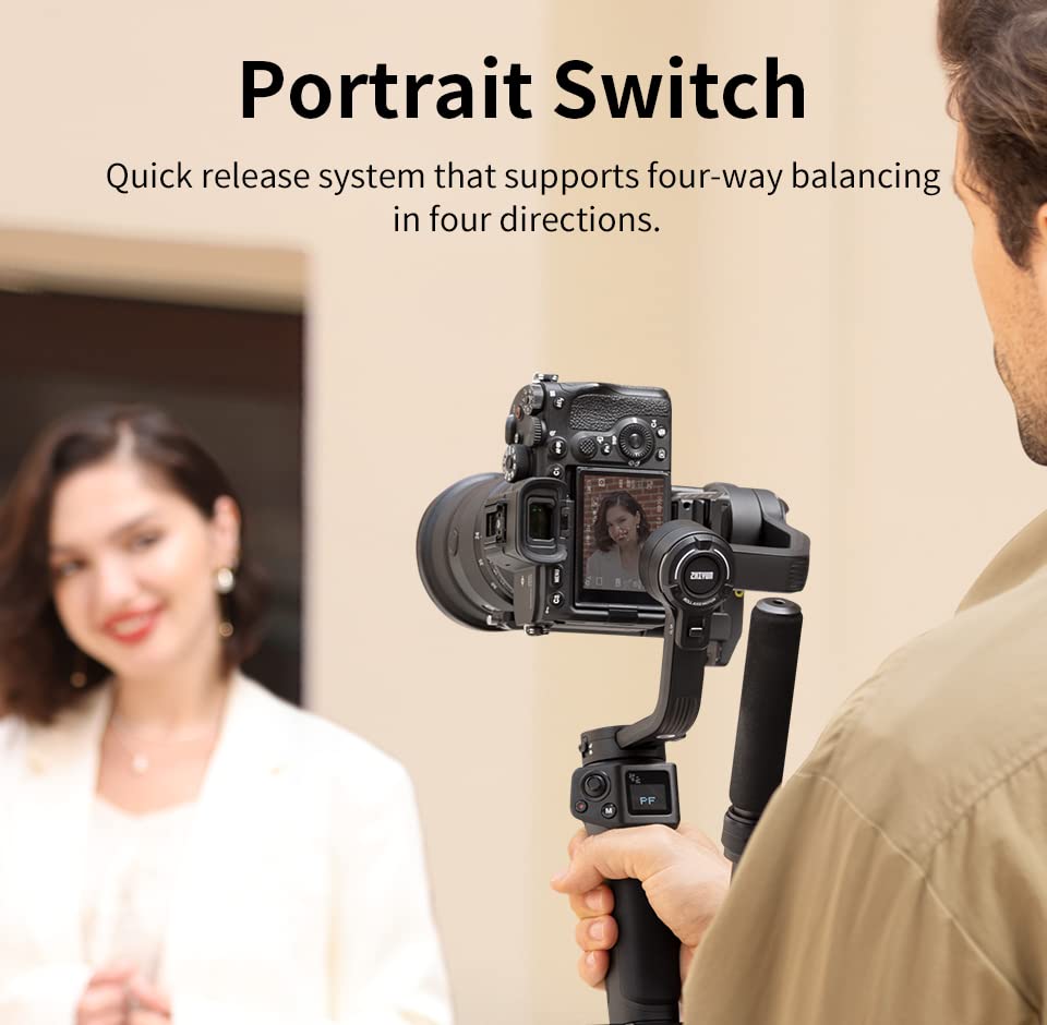 Zhiyun Weebill 3S [Official] Gimbal Stabilizer For Dslr And Mirrorless Camera Canon/Nikon/Sony/Panasonic/Fujifilm,Fill Light,Nat