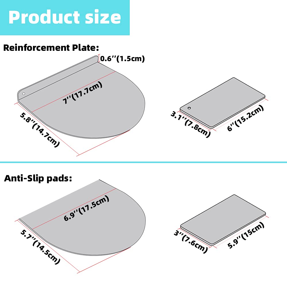 Steel Monitor Mount Reinforcement Plate,Monitor Arm Reinforcement Plate For Fragile Tabletop, Monitor Mount Reinforcement Plate
