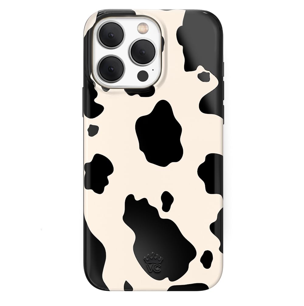 Velvet Caviar Compatible With Magsafe Iphone 15 Pro Max Case   Cow Print