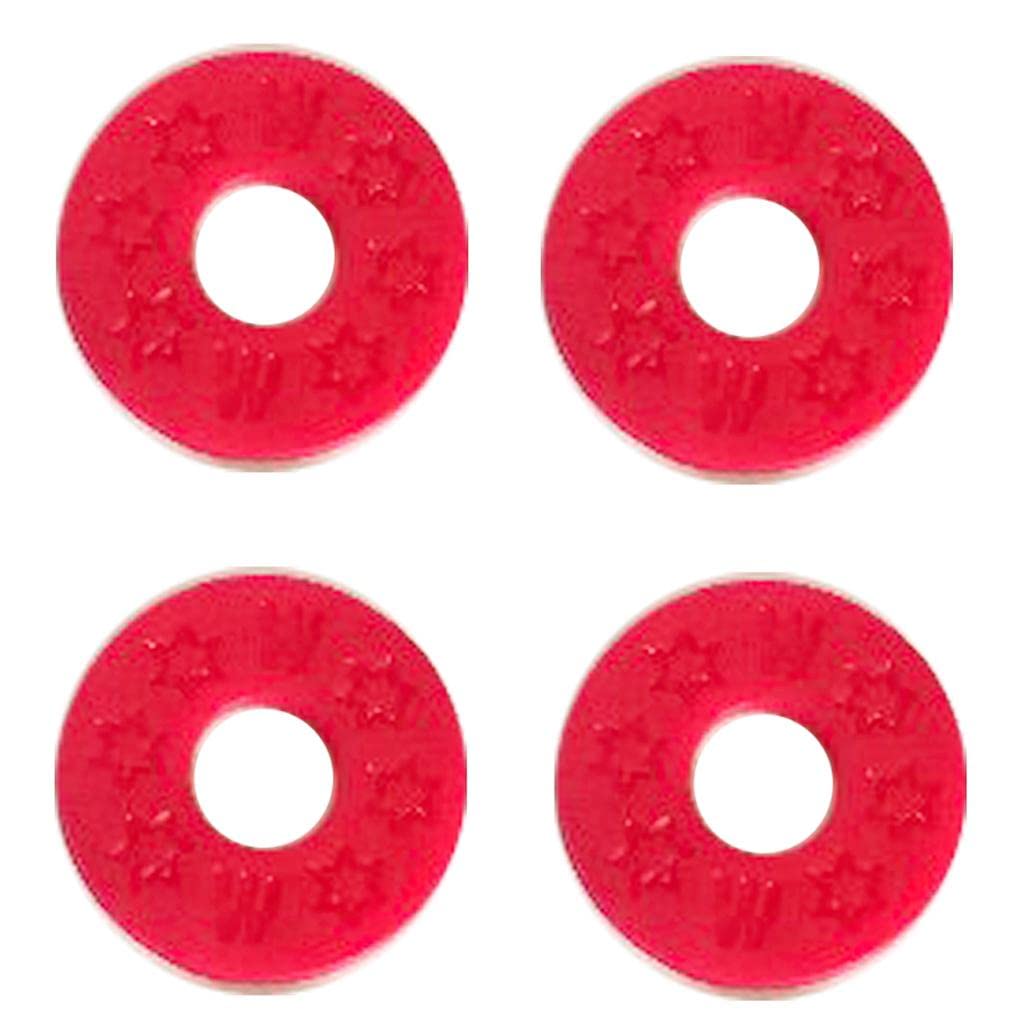 ECOMISTIQ 10 Pieces Guitar Strap Block Rubber Safety Strap Lock Washer for Guitar Bass|Musical Instruments & Gear| Guitars & Bas