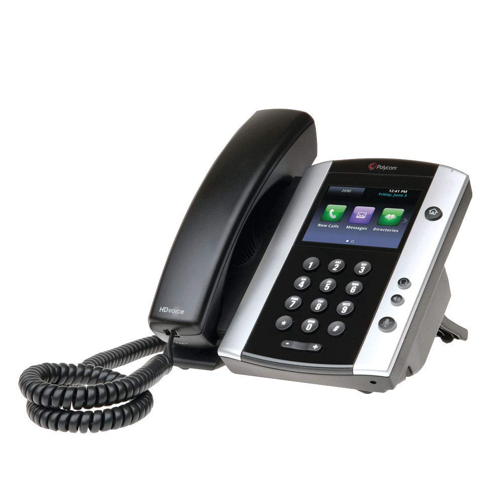 Polycom Vvx 500 12 Line Business Media Phone Poe, Power Supply Not Included