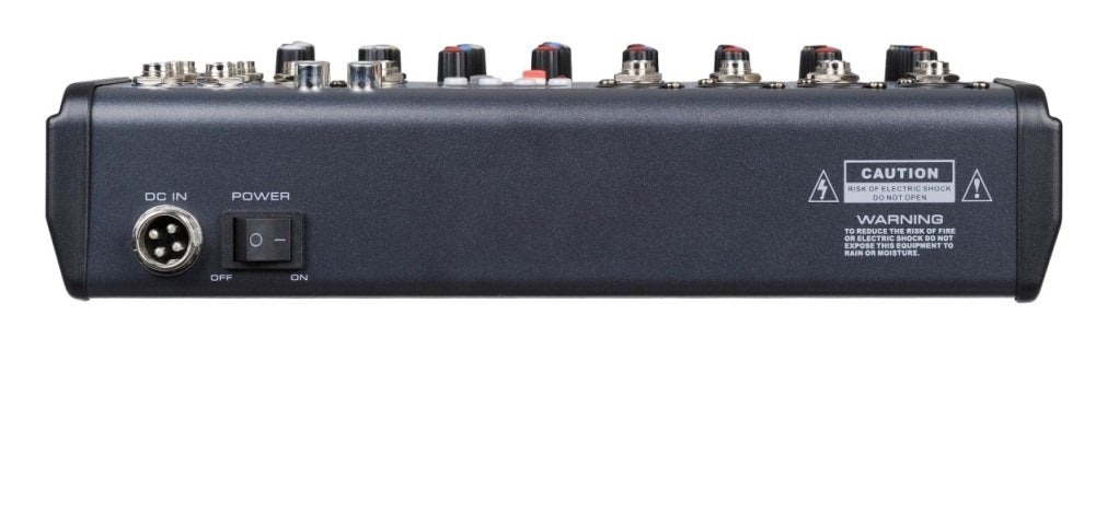 Audio2000'S Amx7323 Professional Eight Channel Audio Mixer With Usb Interface, Bluetooth, And Dsp Sound Effects