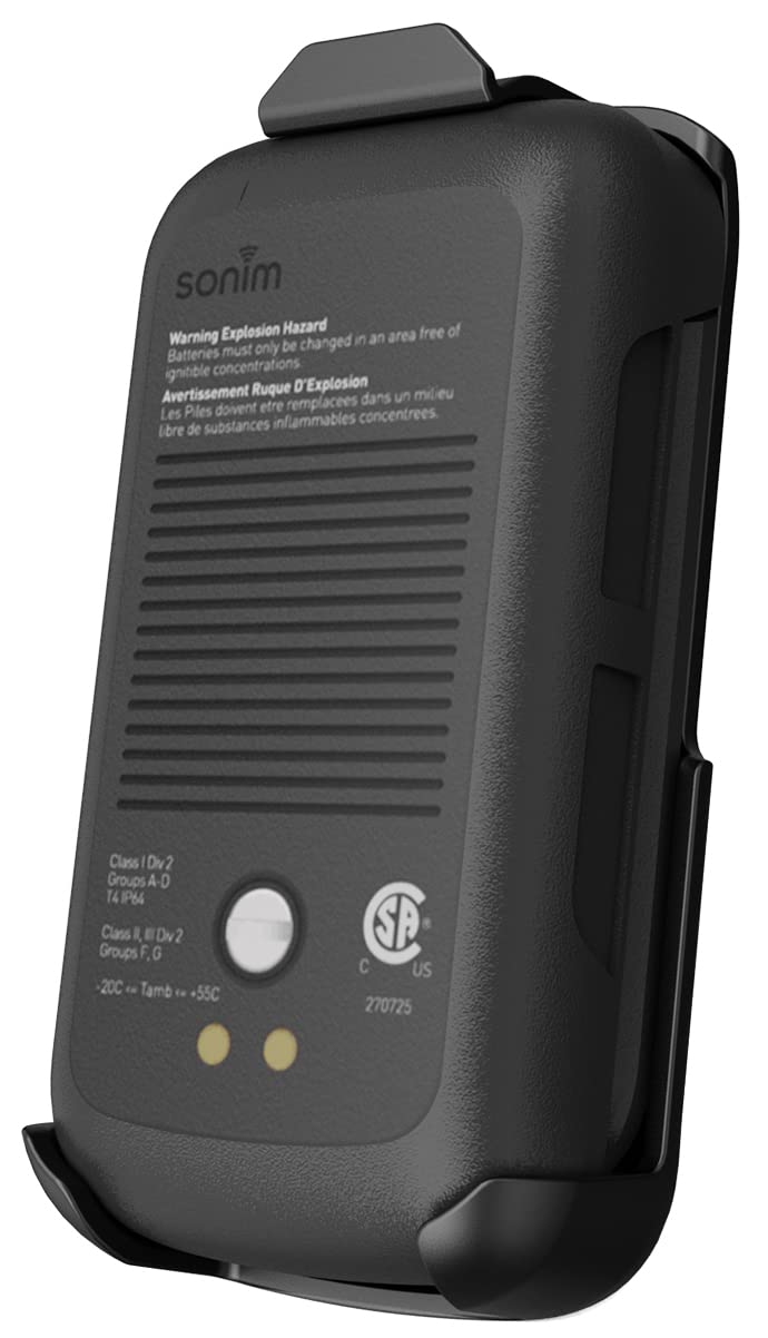 Holster For Sonim Xp3 Plus Flip Phone, Nakedcellphone Black [Rotating/Ratchet] Belt Clip Holder Case With Secure Latch For T Mob