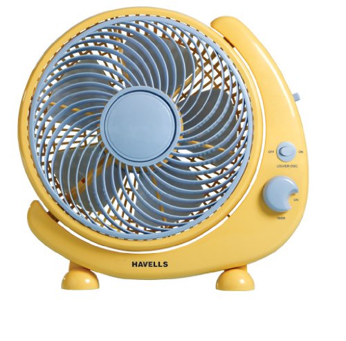 Havells Cresent 250Mm Personal Fan (Yellow)