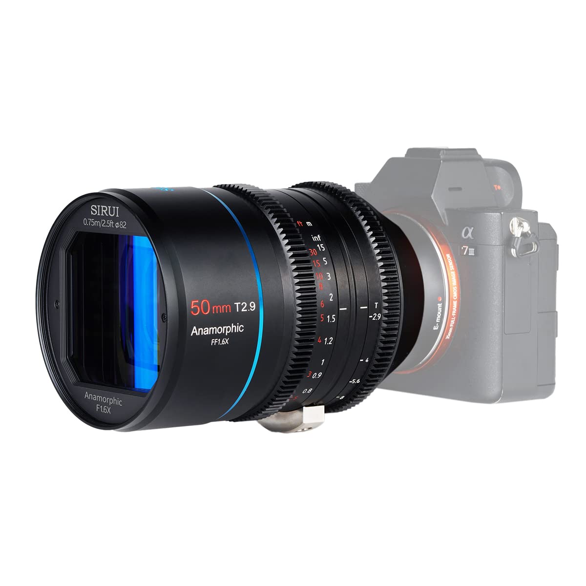 Sirui 50Mm T2.9 1.6X Full Frame Anamorphic Lens Cinema Lens (Z Mount)