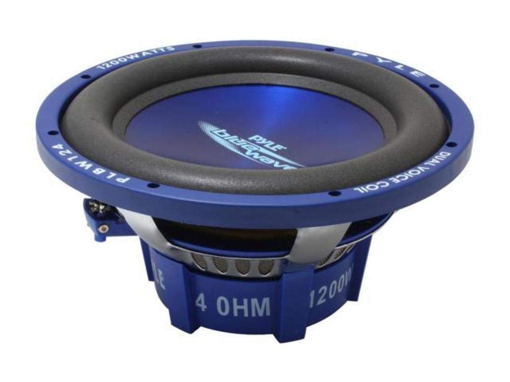 Subwoofer 12'' Pyle Blue Wave 1200 Watts; Dvc; 70Oz Magnet