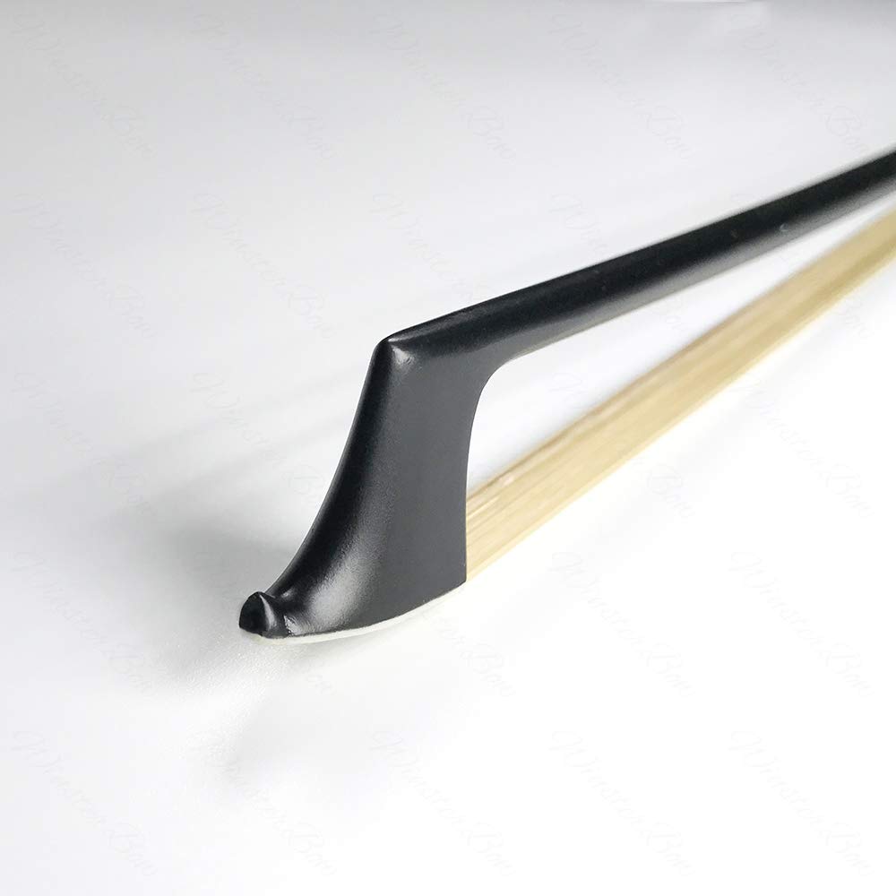 Winsterbow Carbon Fiber Violin Bow 1/8 Unbleached Black Horse Hair Art No.Vbn108 (1/8)