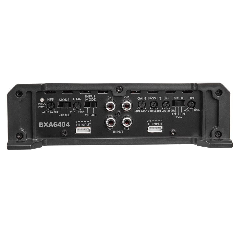 Belva Bxa6404 640W Peak Bx Series 2 Ohm Stable Class A/B 4 Channel Car Audio Mosfet Amplifier