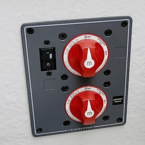 Blue Sea Systems 8080 Dual Battery Bank Management Panel