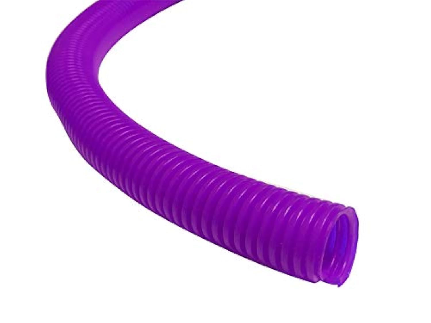 Kable Kontrol Colored Split Wire Loom Tubing 1/4    Inch 10 Ft Long   Purple Wire Conduit Cover For Cords   Corrugated Tubing An