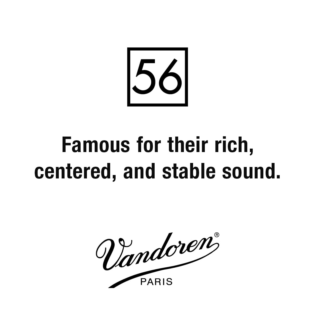 Vandoren 56 Rue Lepic Bb Clarinet Reeds #3.5+, Box Of 10