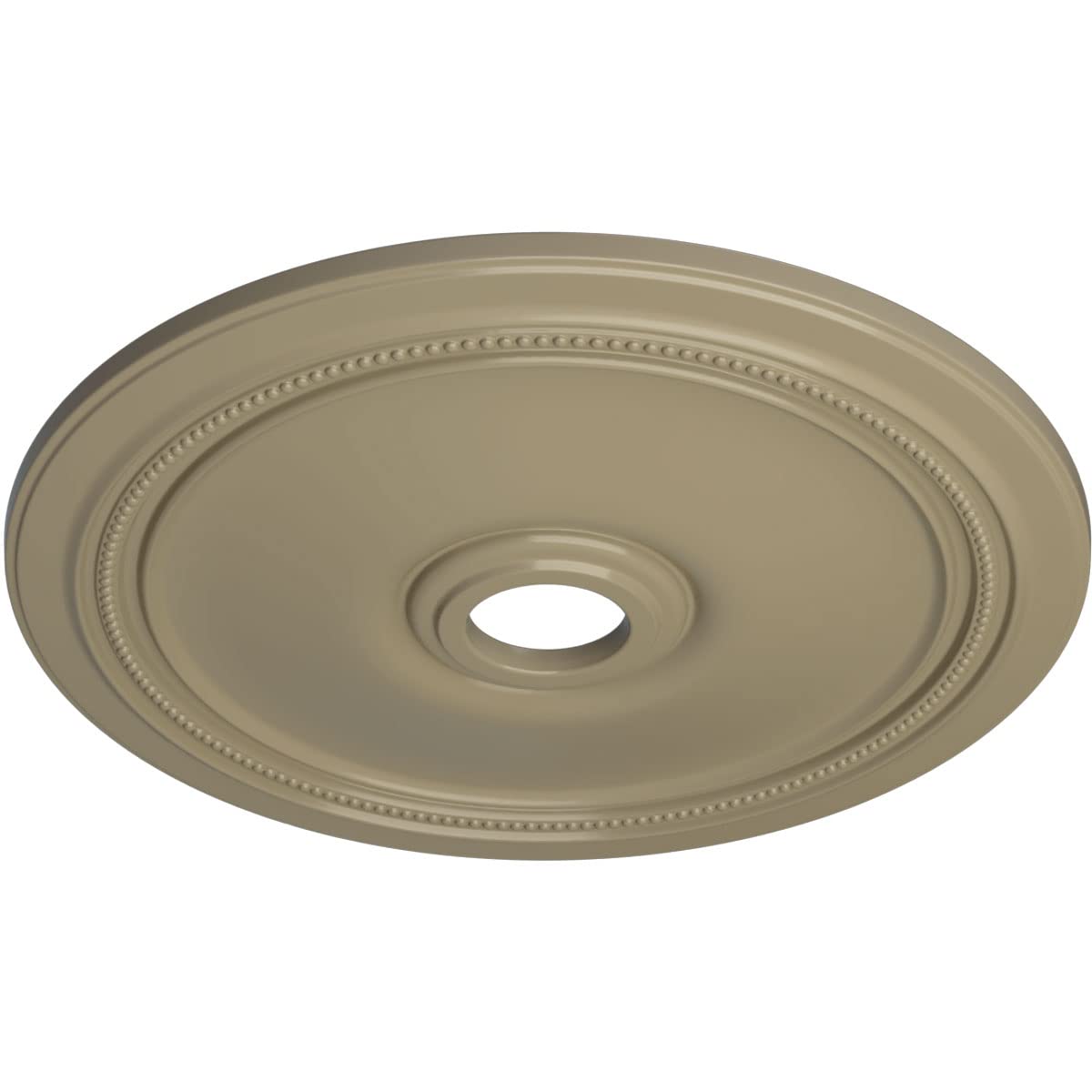 Ekena Millwork Cm24Digdf Diane Ceiling Medallion, 24Od X 3 5/8Id X 1 1/4P (Fits Canopies Up To 6 1/4), Hand-Painted Gobi Desert