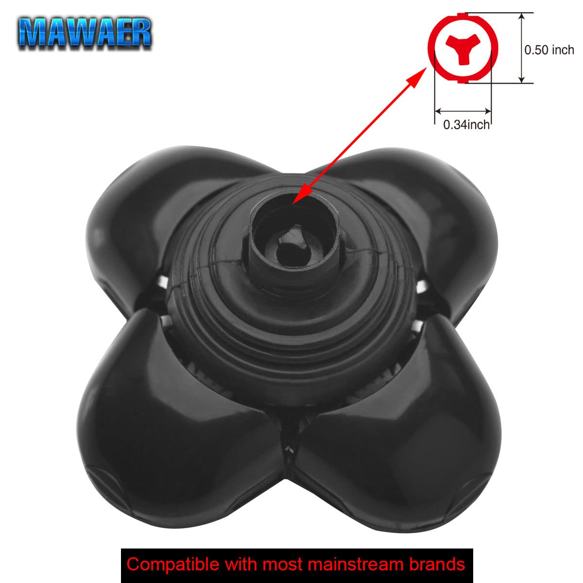 Universal 5 Blades Shaver Replacement Heads Compatible With Freedom Gold Shaver And Some Brands. 5D Electric Head Shaver Replace