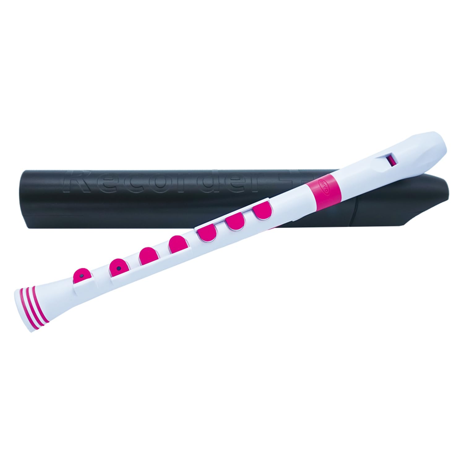 Recorder+ White/Pink With Hard Case (6)