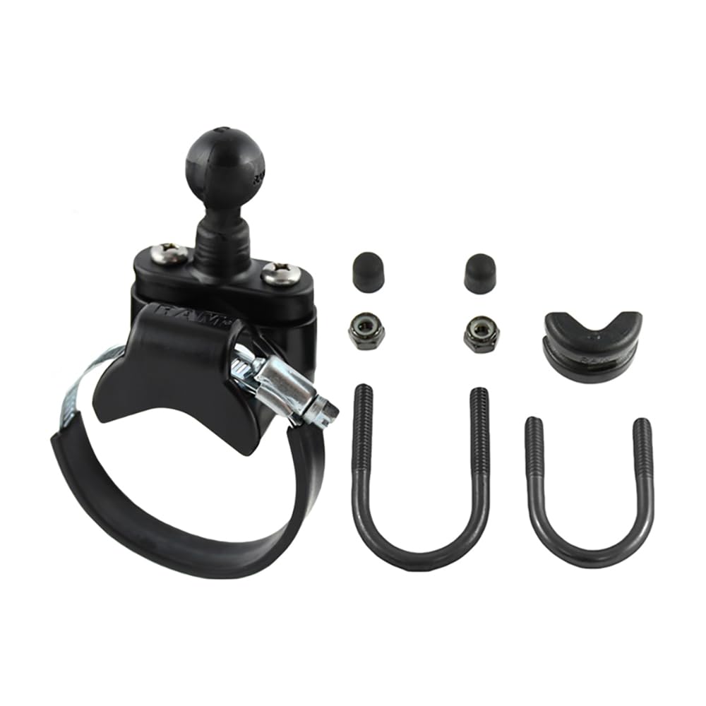 Ram Mounts Ram B 231Z 2U Atv/Utv Ball Base For Rails Up To 3.15'' In Diameter With B Size 1'' Ball