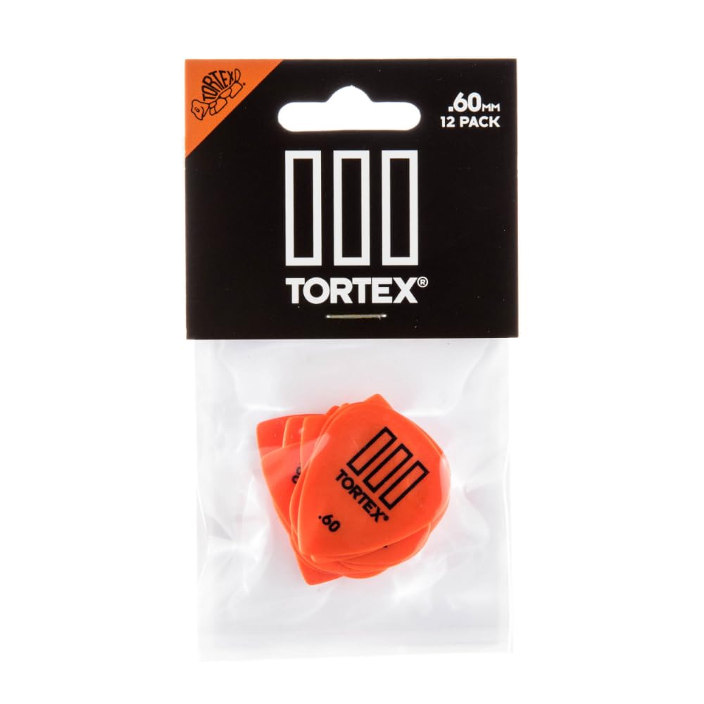 Dunlop Tortex� Tiii, Orange, .60Mm, 12/Player'S Pack