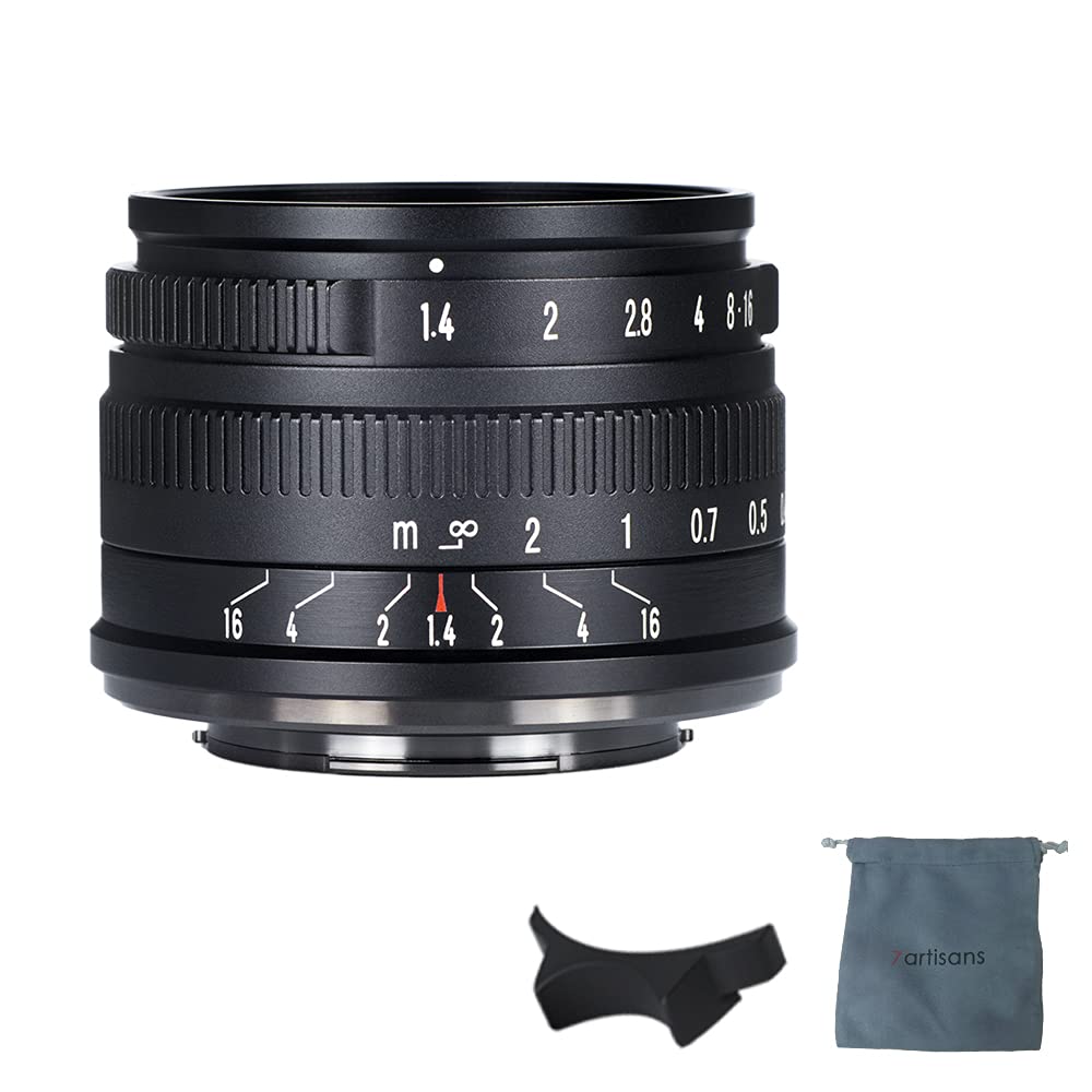 7Artisans 35Mm F1.4 Mark Ii Aps C Manual Focus Fixed Lens Large Aperture Compatible With Olympus And Panasonic Mft M4/3 Mount Ca