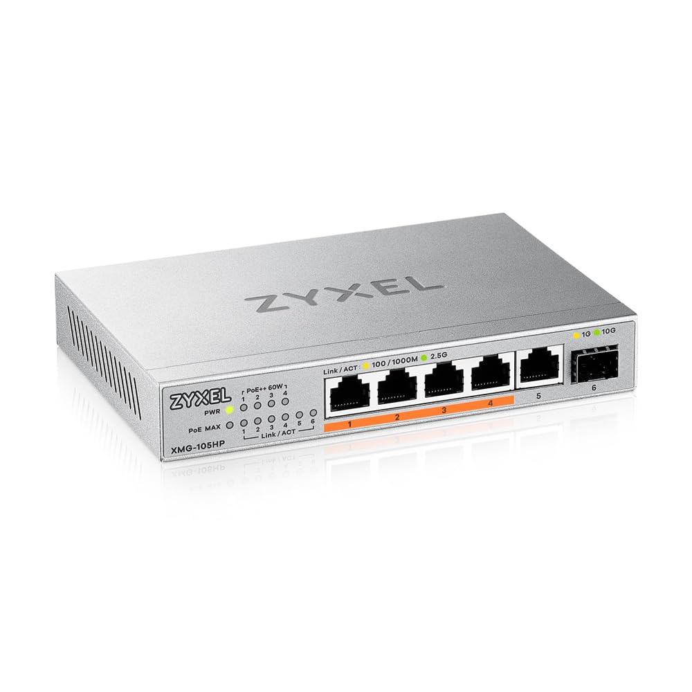 5 Port 2.5Gbe Poe++ Switch